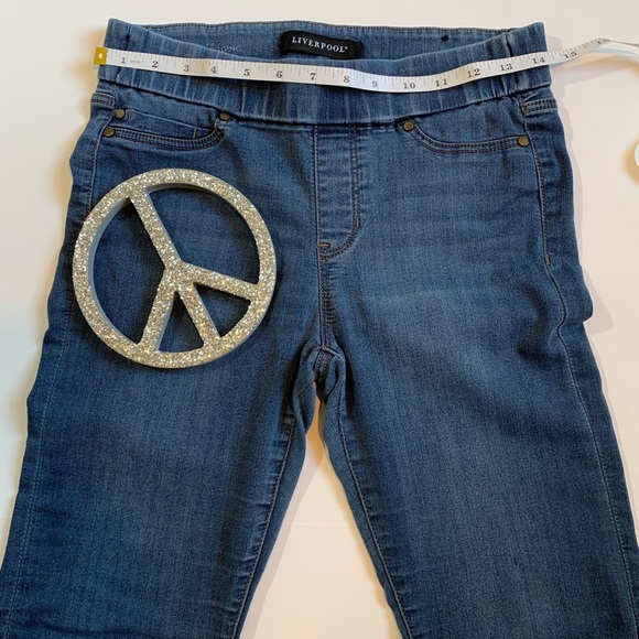 Liverpool Jeans Jeggings Elastic Waist Size 4 - Picture 6 of 6